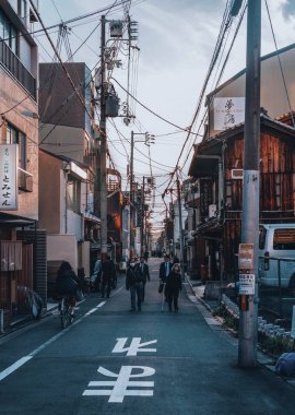 Kyoto Japonya'da iş günü