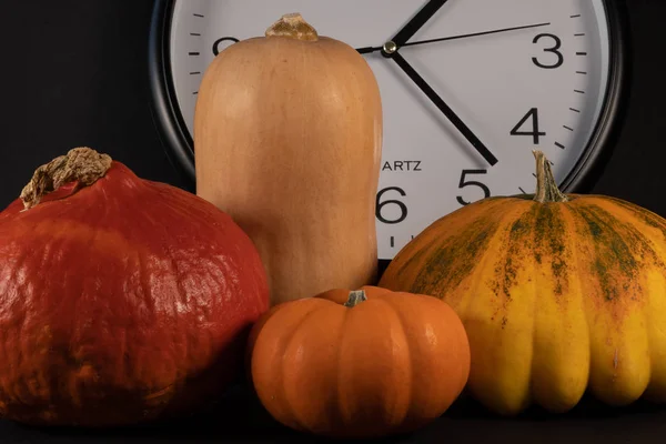 Tempo di zucca in autunno . — Foto Stock