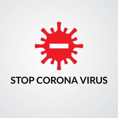 Corona virüsü covid-19 hastalığını durdurmanın vektör çizimi. ncov-19 salgını.