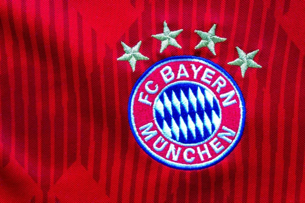 캘거리 캐나다 앨버타 2020 바이에른 Bayern Munchen Football Soccer 유니폼에 — 스톡 사진