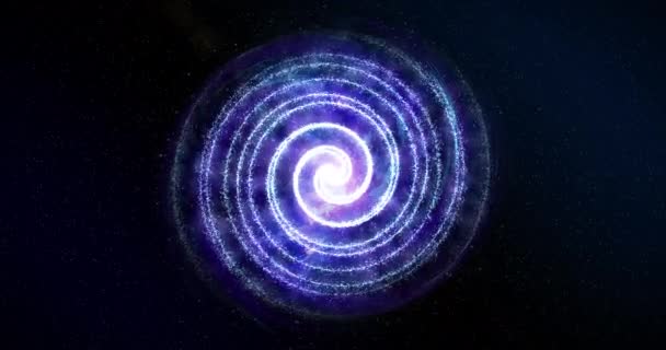 Αναπαράσταση Του Γαλαξία Σφαιρωτό Σμήνος Απόδοση 60Fps — Αρχείο Βίντεο