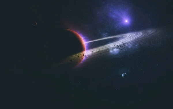 수없을 정도로 아름다운 끝없는 우주의 어둡고 차가운 아름다움 Nasa 이형상의 로열티 프리 스톡 사진