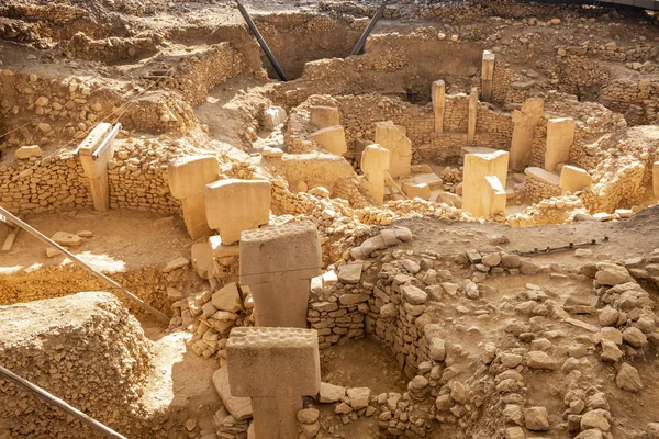 Principio Los Tiempos Antiguo Sitio Gobekli Tepe Turquía Gobekli Tepe — Foto de Stock