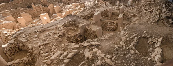 Gobeklitepe Sanliurfa Turquía Septiembre 2019 Los Restos Antiguo Santuario Neolítico — Foto de Stock