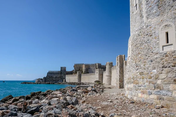 Castelo Mamure Mamure Kalesi Costa Mar Mediterrâneo Anamur Província Mersin — Fotografia de Stock