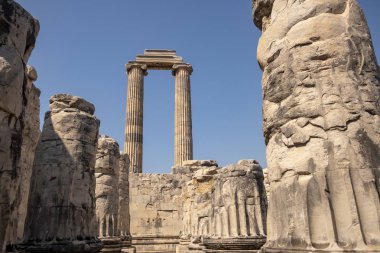 Didyma 'daki Apollo Tapınağı. Apollon Tapınağı - Didim, Türkiye 'deki Apollo Tapınağının kalıntıları