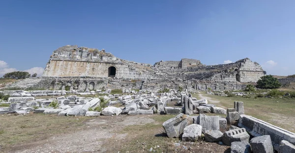 Miletos Antico Teatro Della Città Sarà Ricordato Negli Annali Della — Foto Stock