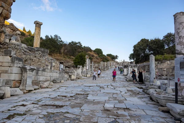 Ephesus Türkei September 2019 Eine Berühmte Bibliothek Der Griechischen Ruinenstadt — Stockfoto