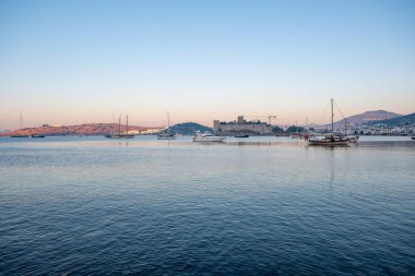 Bodrum Türkiye 27 Eylül 2019. Bodrum Sahili manzarası,