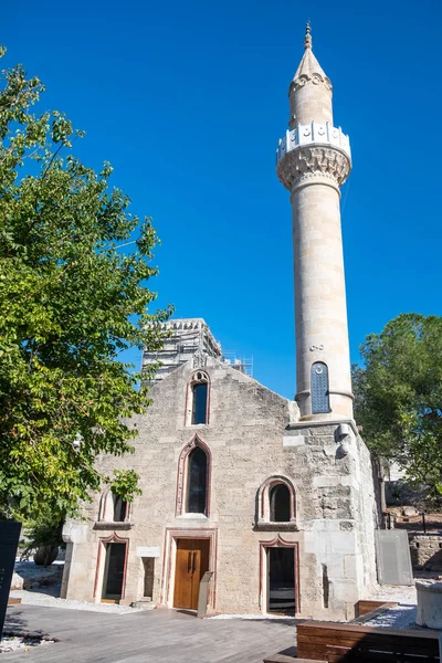 Mezquita Kizilhisarli Mustafa Pasa Castillo Bodrum Turquía —  Fotos de Stock