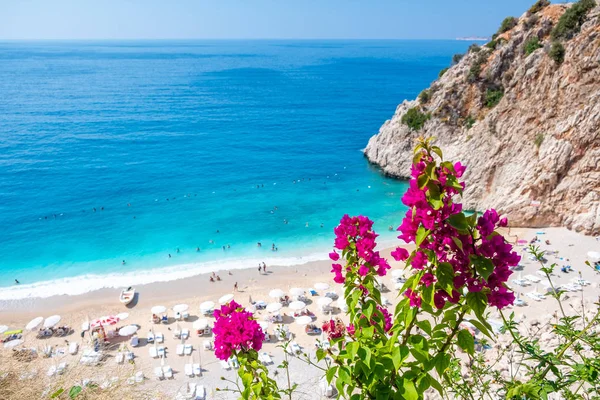 Antalya Türkei September 2019 Kaputas Strand Gelegen Antalya Türkei Ist — Stockfoto