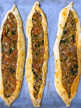 Köfte, geleneksel Türk yemeği. Türkçe 