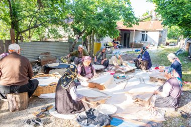 Adana, Türkiye Haziran 2020. Geleneksel Türk ekmeği. 