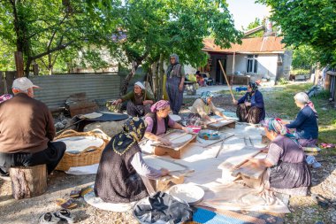 Adana, Türkiye Haziran 2020. Geleneksel Türk ekmeği. 