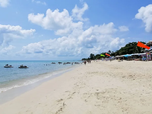 Koh Samui Thailand Şubat 2020 Koh Samui Tayland Chaweng Plajı — Stok fotoğraf