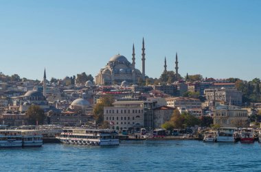 İstanbul, Türkiye'nin eski kentinin görünümü