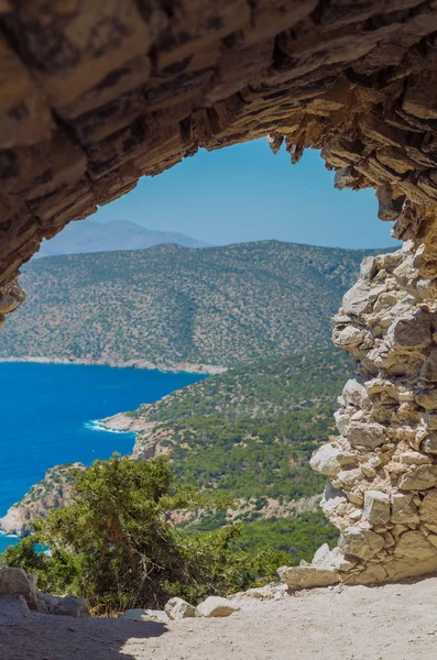 Een Aarts Monolitos Ruïnes Rhodos Griekenland — Stockfoto