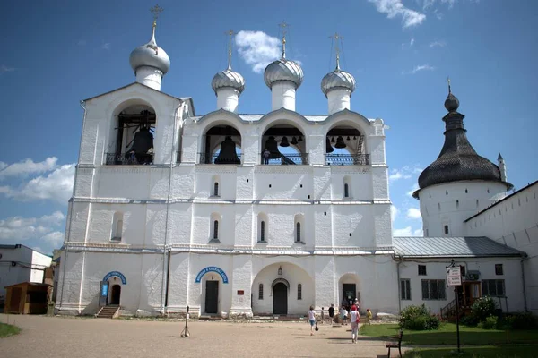 ロシアロストフ大聖堂の写真 古代都市の建築物 — ストック写真