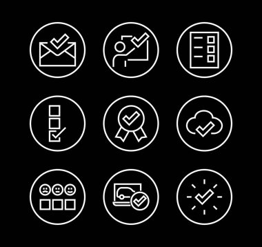 ICON çizgileriyle ilgili basit bir talep seti. Dosya yükleme, belge alma, mesajı okuma, çağrı alma ve daha fazlası gibi simgeleri içerir. Düzenlenebilir Bar. 48x48 Piksel Mükemmel