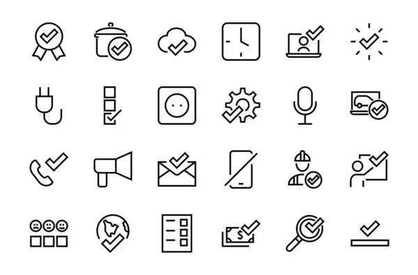 Simple Set Claim Related Vector Icon Lines Contains Icons File — Stock Vector