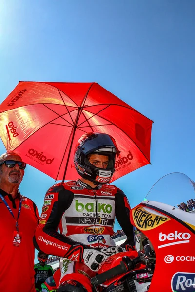 Motorcycling championship FIM CEV 2019 Jerez de la Frontera, Sunday race — Stock Photo, Image