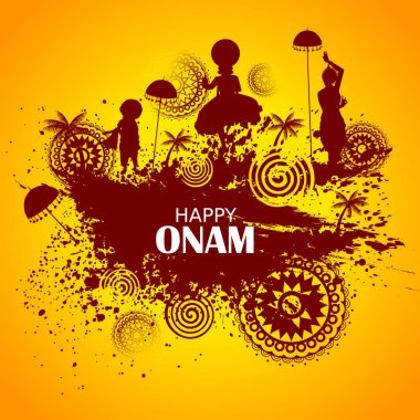 Güney Hindistan festivali için iyi bayramlar.