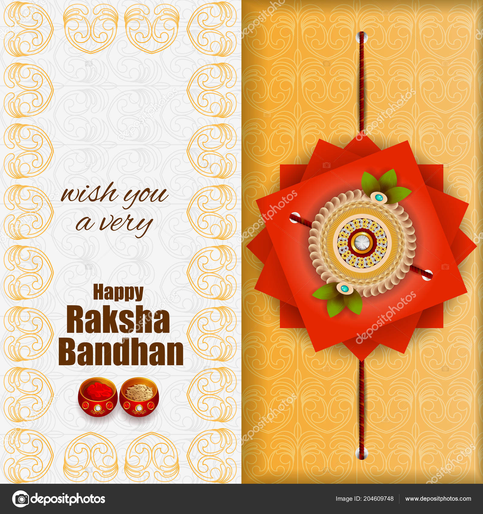 Rakhi background for Indian festival Raksha bandhan celebration Stock  Vector Image by ©snapgalleria #204609748