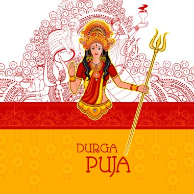 Mutlu Durga Puja Hindistan bayram geçmişi