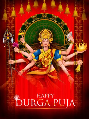 Mutlu Durga Puja Hindistan bayram geçmişi