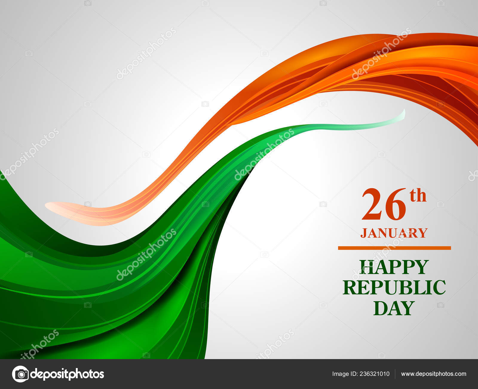 Happy Republic Day of India tricolor background for 26 January Stock Vector  Image by ©snapgalleria #236321010