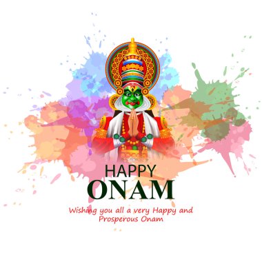 Güney Hindistan festivali için iyi bayramlar.