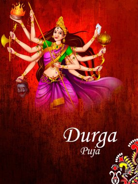 Mutlu Durga Puja Hindistan bayram geçmişi