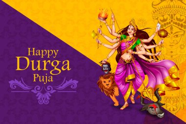 Mutlu Durga Puja Hindistan bayram geçmişi