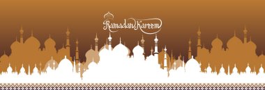 İslami kutlama arkaplanı Ramazan Kareem