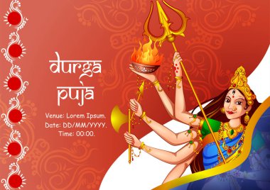 Mutlu Durga Puja Hindistan bayram geçmişi