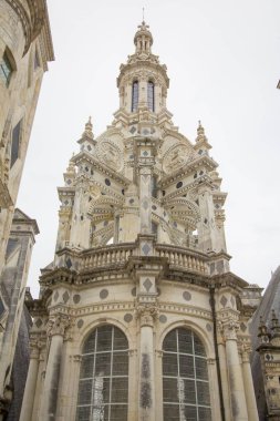 Chateau de Chambord, royal Ortaçağ Fransız kale Loire Valley Fransa, Europe
