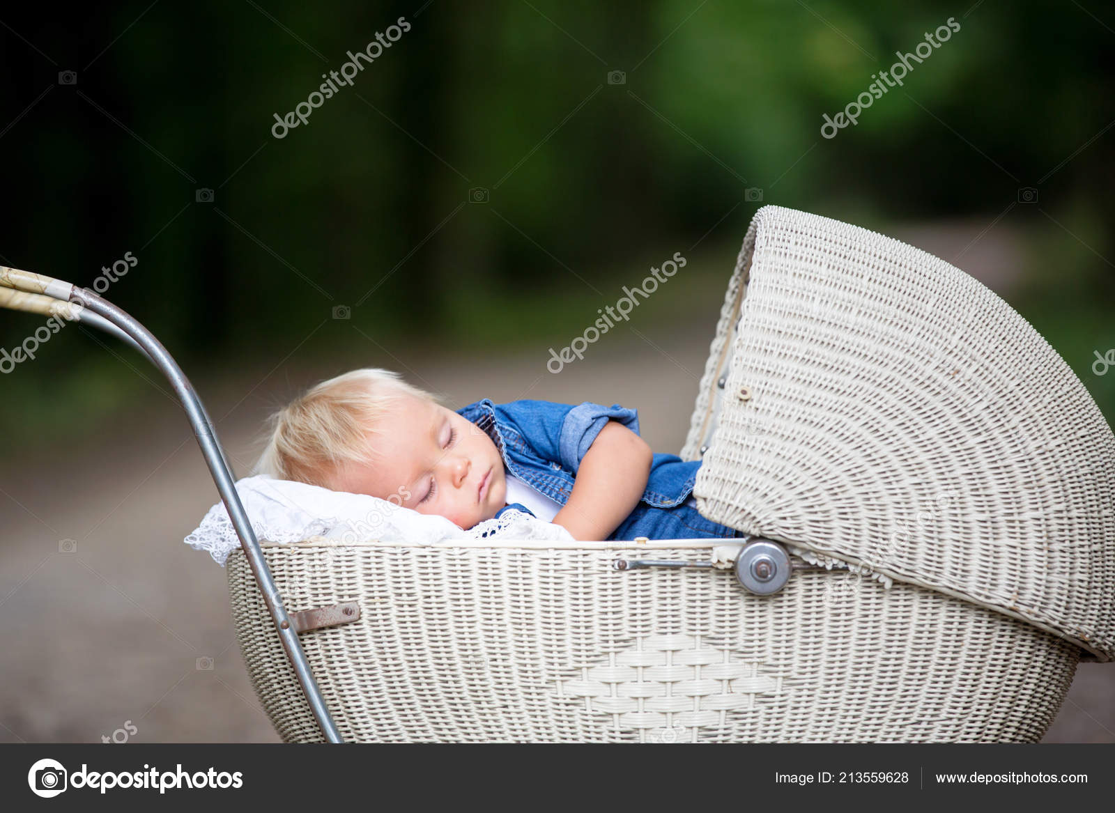 newborn baby in stroller