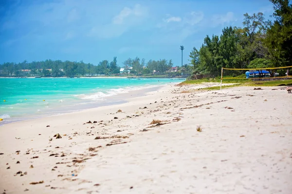 Bela paisagem vista de praia em Maurício, praia pública em fro — Fotografia de Stock