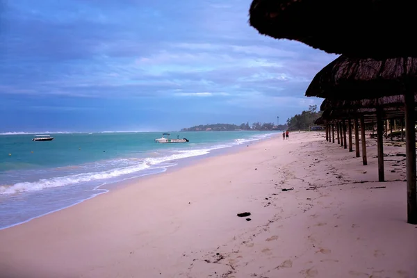 Bela paisagem vista de praia em Maurício, praia pública em fro — Fotografia de Stock