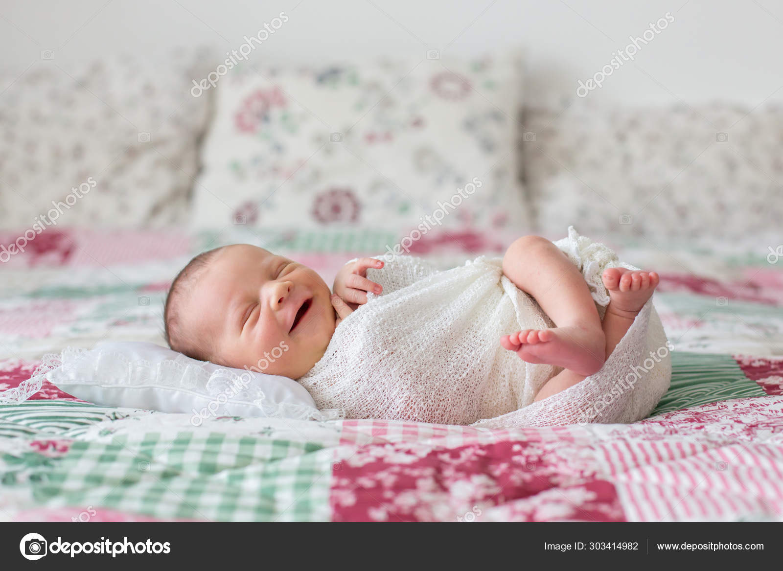beautiful newborn baby boy