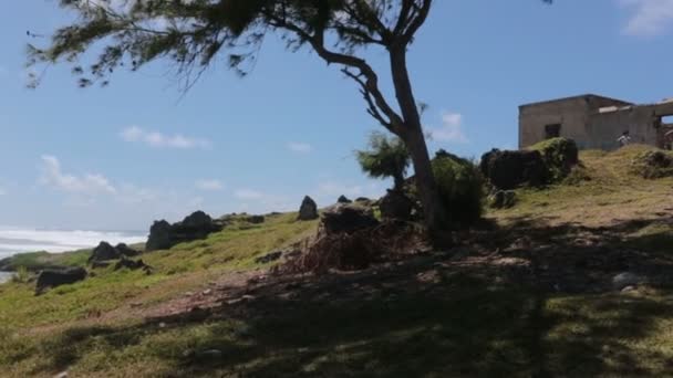 Bela Natureza Incrível Fundo Mar Tropical Azul Sol Resort Férias — Vídeo de Stock