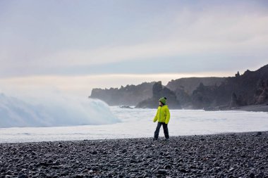 İzlanda 'daki Snaefellsjokull Ulusal Parkı' nda güzel bir doğa var.