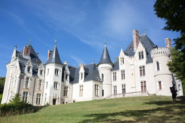 Beautiful Castle France Loire Valley Sunny Day — Stock Photo, Image