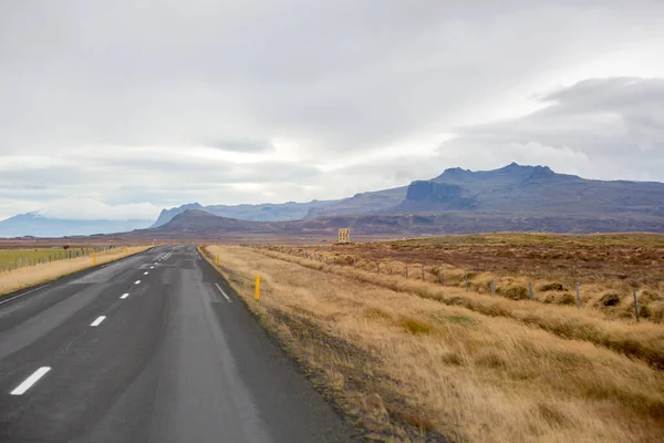 Vue Panoramique Sur Paysage Route Islandaise Belle Vue Sur Nature — Photo