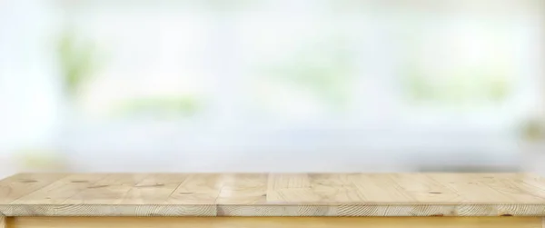 Kopya alanı ile boş rustik ahşap masa 