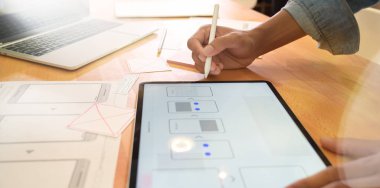 Web geliştirici tasarımları Ui şablonları 