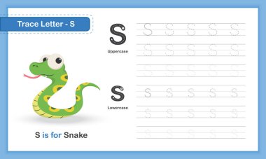 İz Harfi G: A-Z Hayvanı, Küçük harf, El Yazımı Çalışma Kitabı