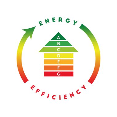 Enerji sınıfı barlar yapılmış ev ile enerji verimliliği kavramı