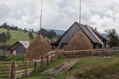 A village among the mountains in Bashkortostan