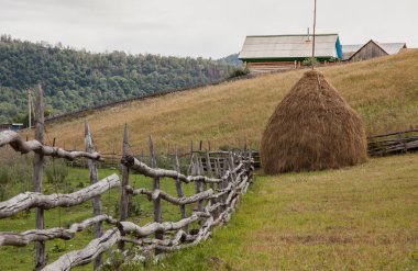 A village among the mountains in Bashkortostan